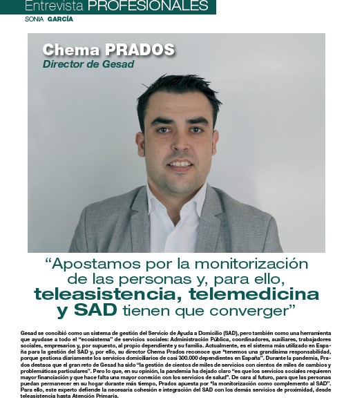 Entrevista a Chema Prados en las páginas de Balance Sociosanitario