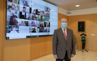 El presidente de la Diputación de Sevilla presenta Gesad ante los Ayuntamientos: "Damos un salto cualitativo muy importante"